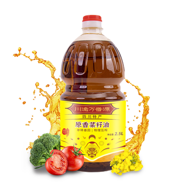 万香源原香菜籽油2.5L