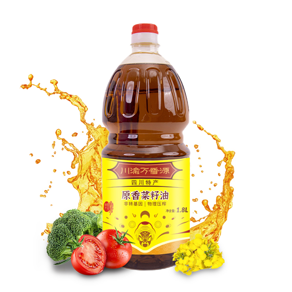 万香源原香菜籽油1.8L
