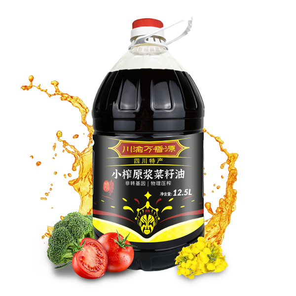 万香源小榨原浆菜籽油12.5L